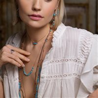 Halskette Maman et Sophie Dame Turchese in Silber Turchese GHTURPN - GHTURPN